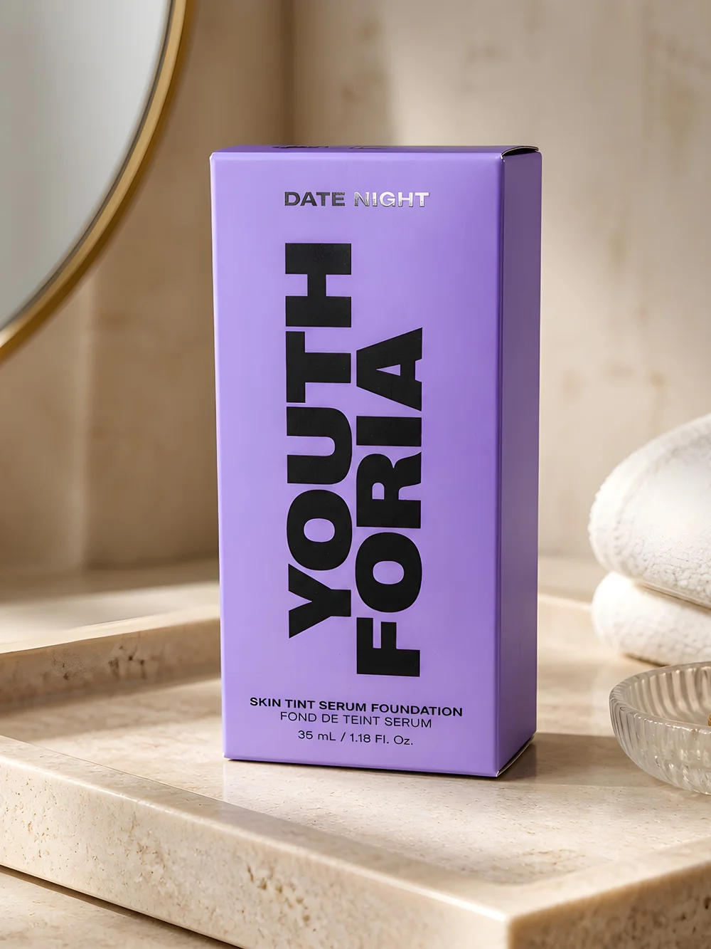 Youthforia Date Night Skin Tint Serum Foundation In Light W/Cool Unertones